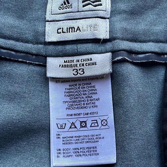 Adidas Climalite Soft Poly Shorts Mens 33/8 - Picture 2 of 7